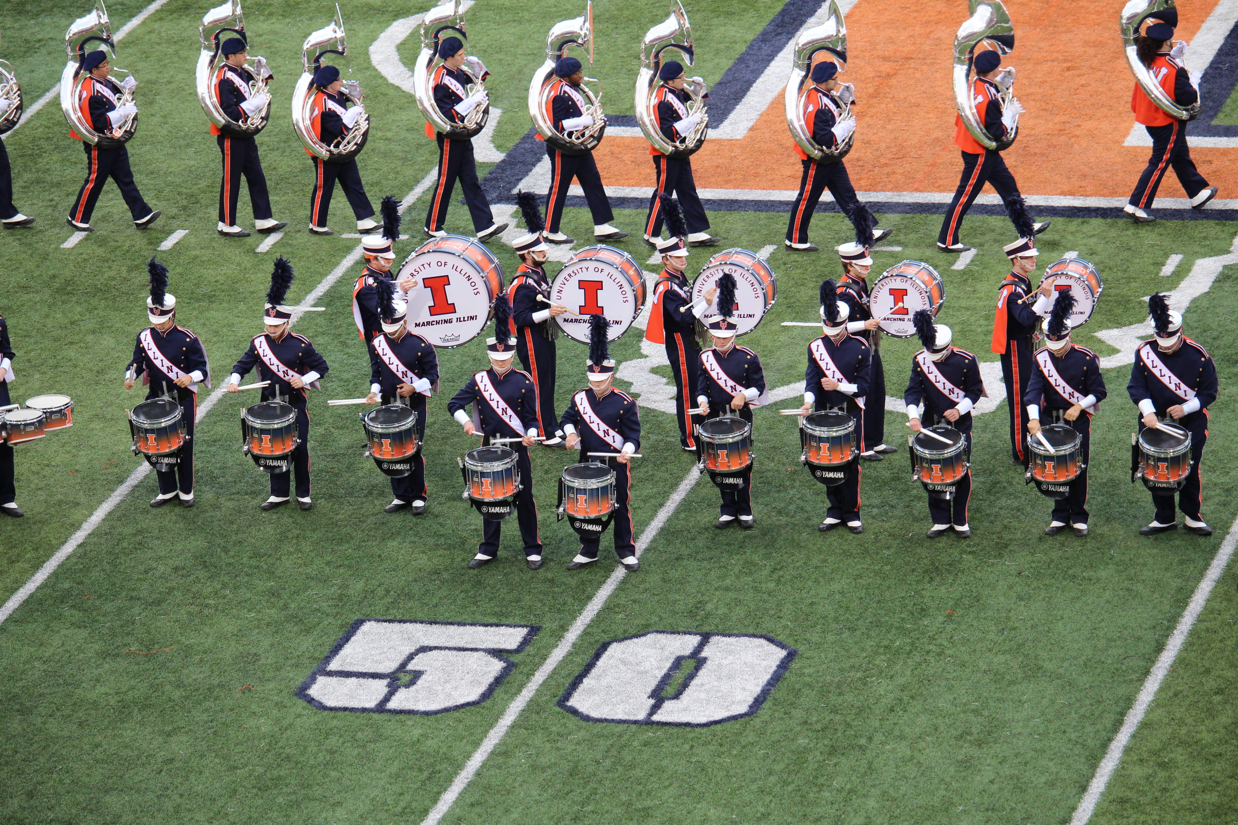 drumline performing
